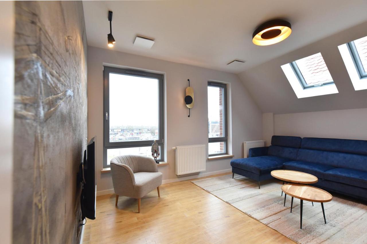 River'S Touch Apartament Grand Z Widokiem Na Odre Szczecin Exterior foto